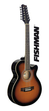 STAGG Mini-jumbo electro-acoustic cutaway concert guitar with FISHMAN preamp