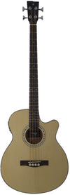 STAGG Bass guitar electric-acoustic jumbo with cutaway