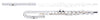 WS-FL221S C flute, 2 head joints w/curved, closed holes, offset G, split E Stagg