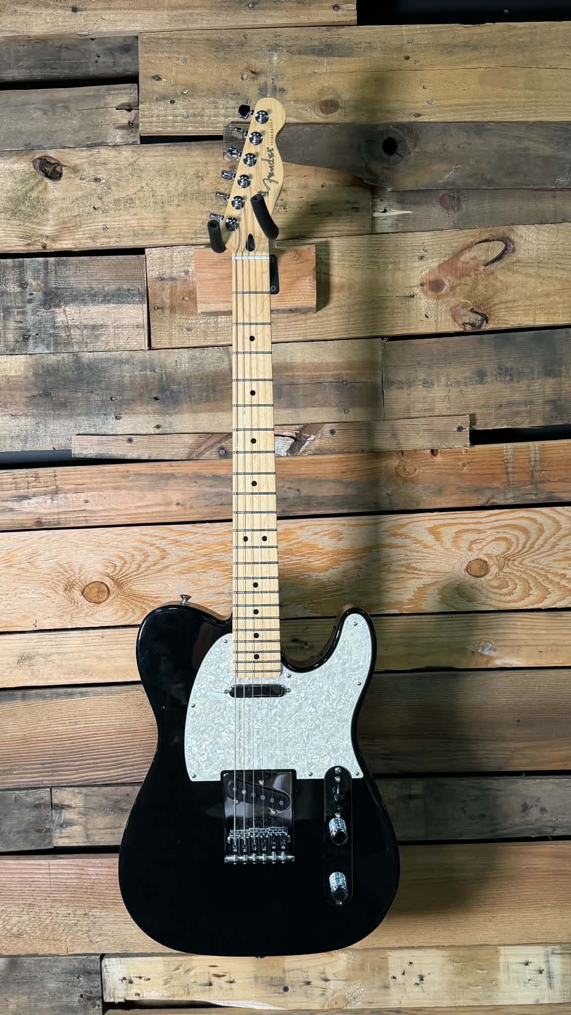 Black Fender Telecaster Electric Guitar (Pre-Owned)