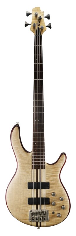 Cort Guitars Cort A4PLUSFMMHOPN Artisan Series A4 Plus Bass Guitar - Open Pore Natural