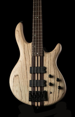 Cort Guitars Cort A4ULTRAENB Artisan Series A4 Ultra Ash Bass Guitar - Etched Natural Black
