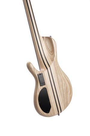 Cort Guitars Cort A5BEYONDOPBN Artisan Series A5 Beyond 5 String Bass Guitar - Open Pore Bubinga Natural