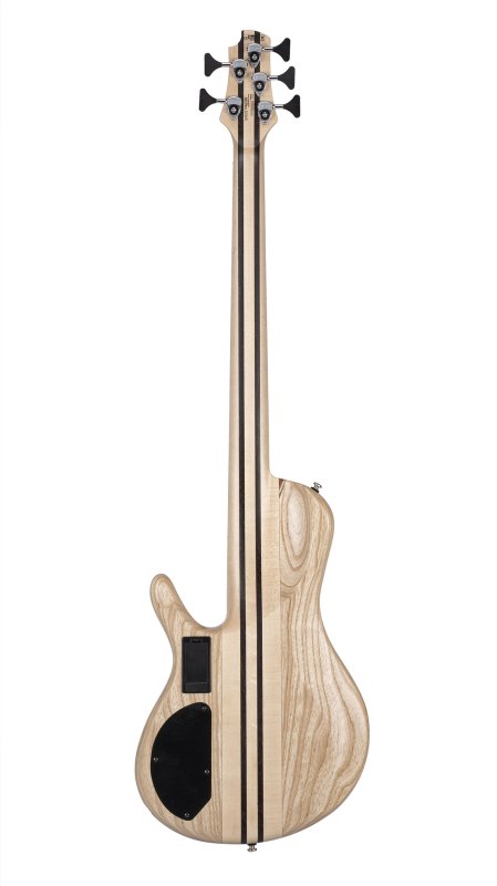 Cort Guitars Cort A5BEYONDOPBN Artisan Series A5 Beyond 5 String Bass Guitar - Open Pore Bubinga Natural