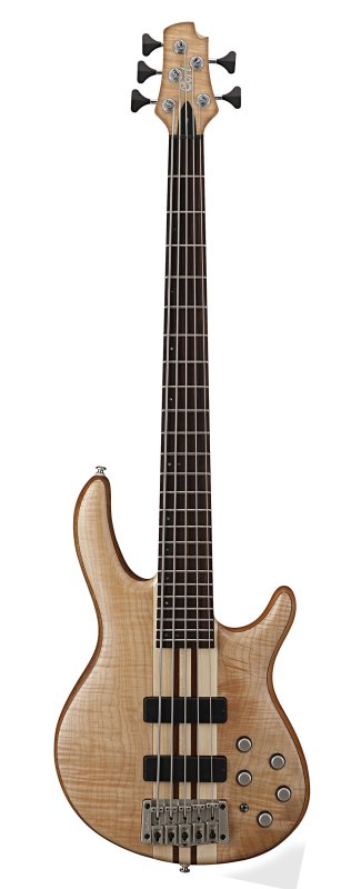 Cort Guitars Cort A5PLUSFMMHOPN Artisan Series A5 Plus FMMH Bass Guitar - Open Pore Natural