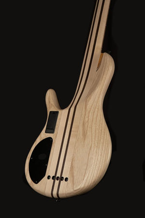 Cort Guitars Cort A5PLUSSCAOP Artisan Series A5 Plus SC Bass Guitar - Amber Open Pore