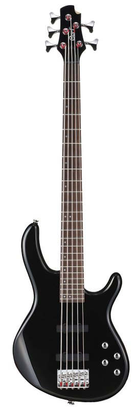Cort Guitars Cort ACTIONBASSVPLUSBK Action 5 String Bass Guitar - Black