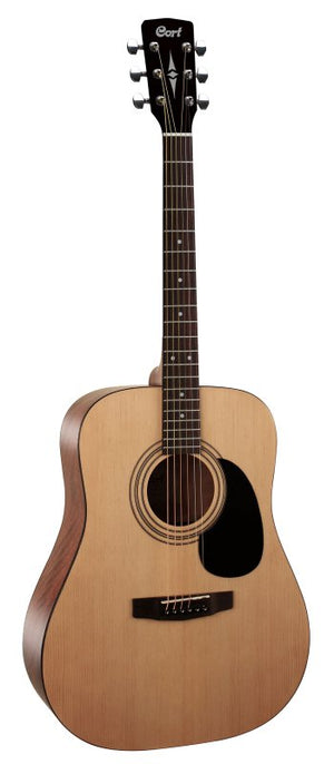 Cort Guitars AD810OP-A-U Cort AD810OP Standard Series Acoustic Dreadnought Guitar - Open Pore