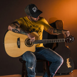 Washburn AG70CEK-A-U AG70CE Apprentice Series Grand Auditorium Cutaway Acoustic Electric Guitar