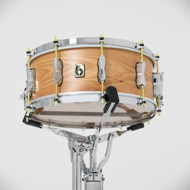 British Drum Co. ARC-14-60-SN Archer Series Yew Wood Snare - 6" x 14"