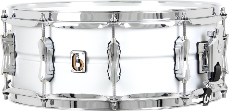 British Drum Co. AV-14-55-SN Aviator Series Aluminum Snare. 5 - 5" x 14"
