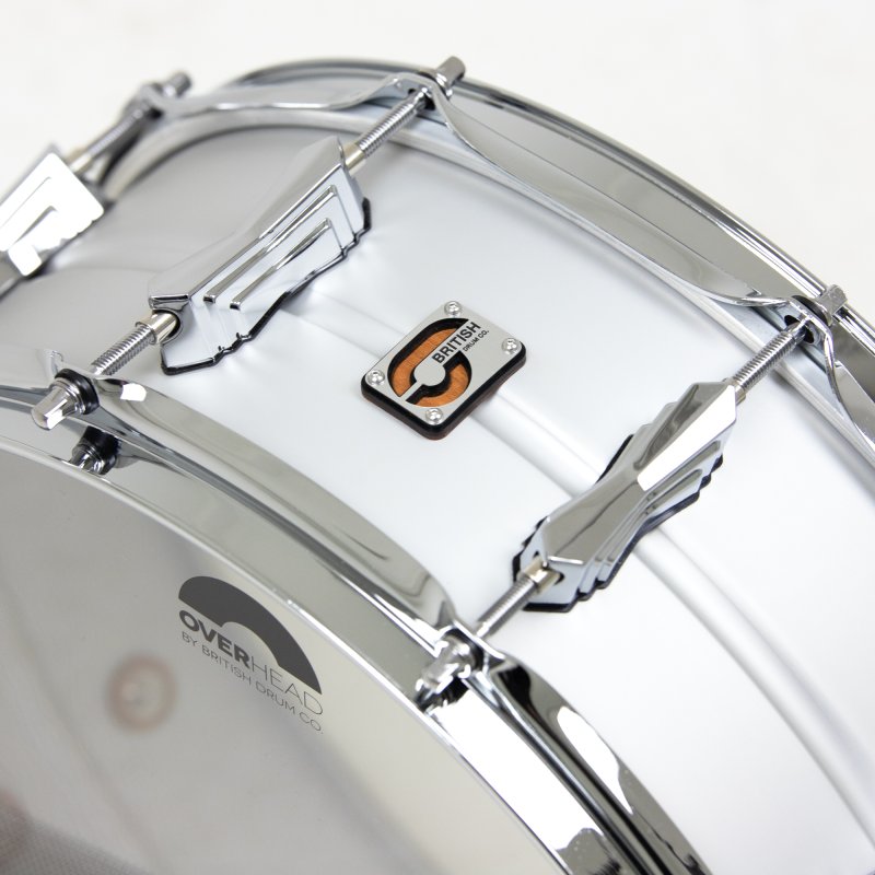 British Drum Co. AV-14-55-SN Aviator Series Aluminum Snare. 5 - 5" x 14"