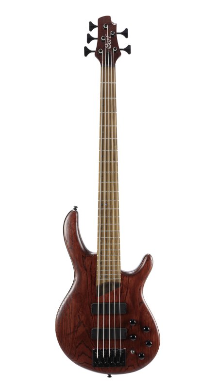 Cort Guitars Cort B5ELEMENTOPBR Artisan Series B5 Element 5 String Bass Guitar - Open Pore Burgandy Red