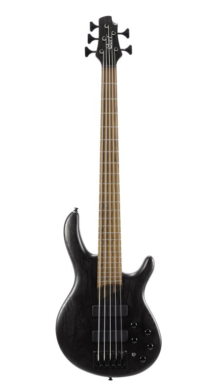 Cort Guitars Cort B5ELEMENTOPTB Artisan Series B5 Element 5 String Bass Guitar - Open Pore Trans Black