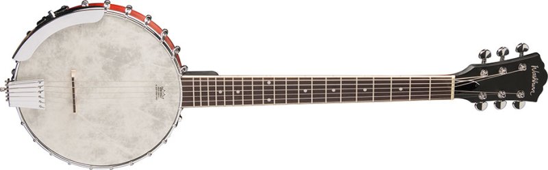Washburn B6 Americana Series (6 String) Open Back Banjo