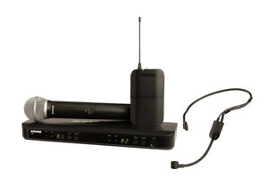 Shure BLX1288/P31-H9-U BLX1288/PGA31-H9 Wireless Combo System With PG58 Handheld PGA31 Headset - H9 Band
