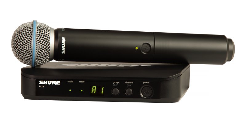 Shure BLX24/B58-H9 Wireless Vocal System With Beta 58A - H9 Band