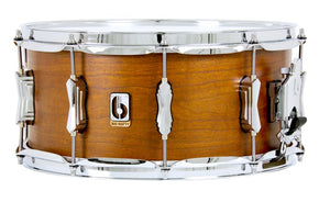 British Drum Co. BS-14-65-SN Big Softy Series Cherry and Balsa Snare. 6 - 5" x 14"