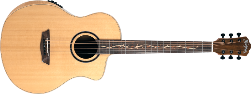 Washburn BTSC40SCE Bella Tono Suprema Acoustic-Electric Guitar - Natural Glossy