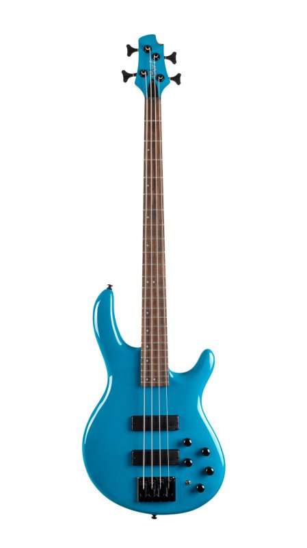 Cort Guitars C4DELUXECBL-U Cort C4DELUXEBL Artisan Series C4 Deluxe Bass Guitar - Candy Blue