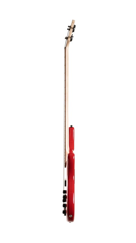 Cort Guitars Cort C4DELUXECRD Artisan Series C4 Deluxe Bass Guitar - Candy Red