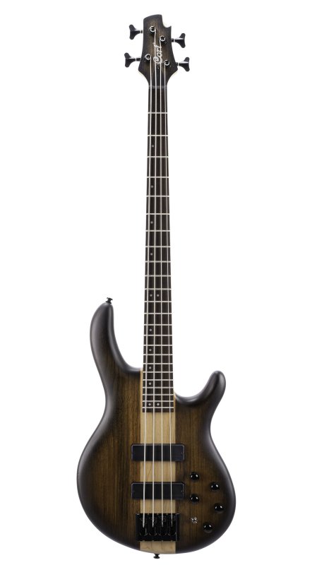 Cort Guitars Cort C4PLUSOVMHABB Artisan Series C4 Plus OVMH Bass Guitar - Antique Brown Burst