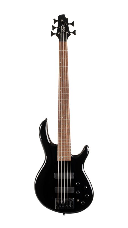 Cort Guitars Cort C5DELUXEBK Artisan Series C5 Deluxe Bass Guitar (5 String) - Black