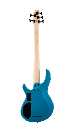 Cort Guitars Cort C5DELUXECBL Artisan Series C5 Deluxe Bass Guitar (5 String) - Candy Blue