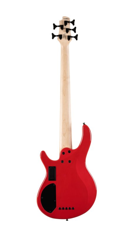 Cort Guitars Cort C5DELUXECRD Artisan Series C5 Deluxe Bass Guitar (5 String) - Candy Red