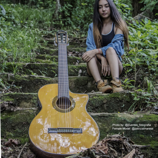 Washburn C64SCE-A-U C64SCE Classical Cutaway Acoustic Guitar - Natural