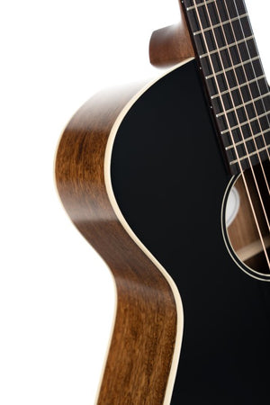 Cort Guitars COREMCBTSG-U Cort CORE-MC Ovangkol Acoustic-Electric Guitar w/Gig-bag - Black Top Semi Gloss