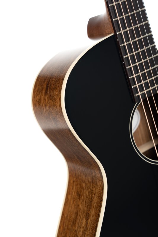 Cort Guitars COREMCBTSG-U Cort CORE-MC Ovangkol Acoustic-Electric Guitar w/Gig-bag - Black Top Semi Gloss