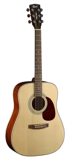 Cort Guitars EARTH70OP-A-U Cort EARTH70OP Earth Series Acoustic Dreadnought Guitar - Open Pore