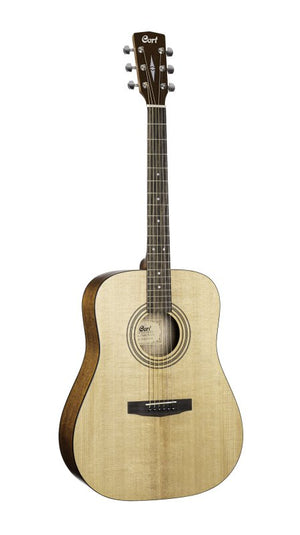 Cort Guitars EARTHPACKOP-A-U Cort EARTHPACKOP Earth Series Acoustic Guitar Starter Pack - Open Pore