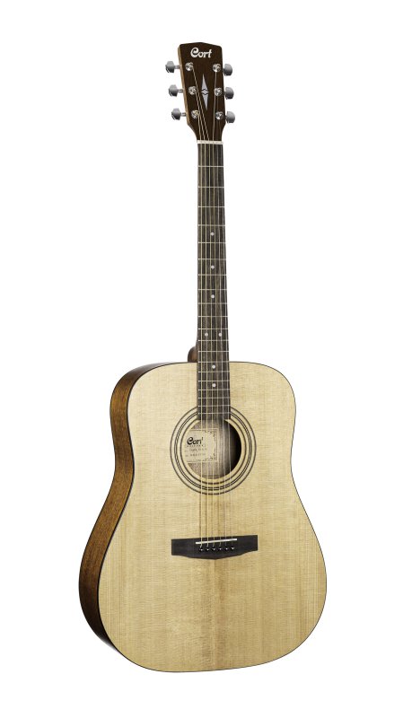 Cort Guitars EARTHPACKOP-A-U Cort EARTHPACKOP Earth Series Acoustic Guitar Starter Pack - Open Pore