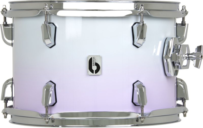 British Drum Co. ENG-10-7-RT-LVH Enigma Series Tom - Lavender Haze 10" x 7"