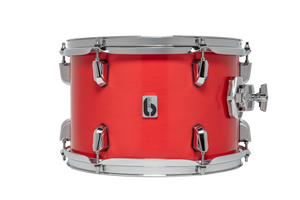 British Drum Co. ENG-22-CB-SSC Enigma Series Club Kit - Satin Scarlett 12", 16", 22"