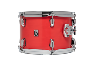 British Drum Co. ENG-22-CB-SSC Enigma Series Club Kit - Satin Scarlett 12", 16", 22"