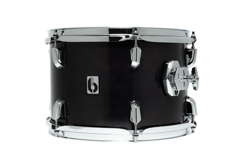 British Drum Co. ENG-22-CB-STB Enigma Series Club Kit - Satin Black 12", 16", 22"