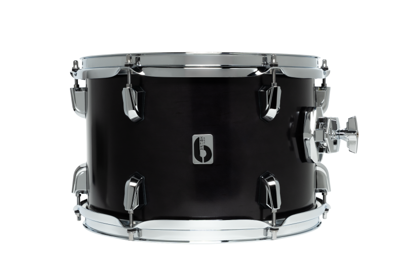 British Drum Co. ENG-22-CB-STB Enigma Series Club Kit - Satin Black 12", 16", 22"