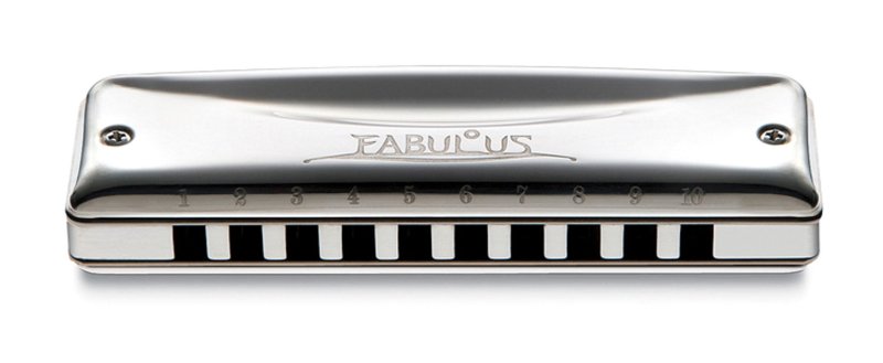 Suzuki F-20E-C Fabulous 10-Hole Diatonic Equal Temperment Harmonica - Key of C