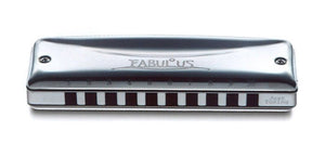 Suzuki F-20J-Bb Fabulous 10-Hole Diatonic Just Temperament Harmonica - Key of Bb