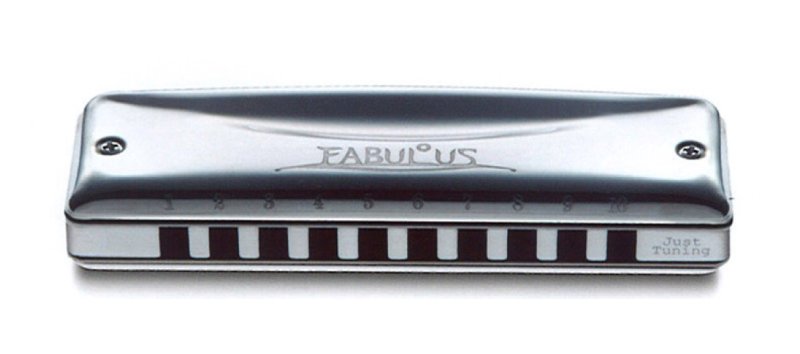 Suzuki F-20J-Eb Fabulous 10-Hole Diatonic Just Temperament Harmonica - Key of Eb