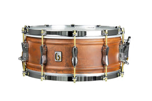 British Drum Co. FB-14-60-SN Firebird Series Copper Over Brass Snare - 6" x 14"
