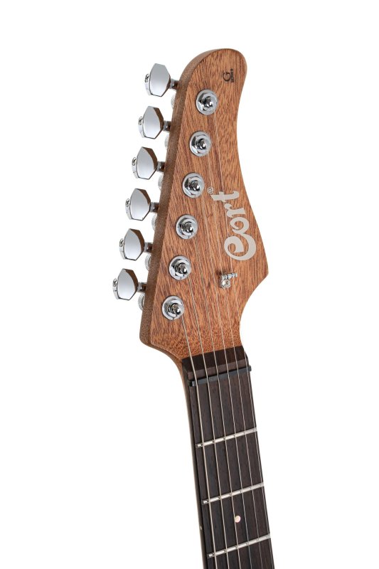Cort Guitars Cort G300RAWNS G Series 300 Raw Double Cutaway Electric Guitar - Natural Satin