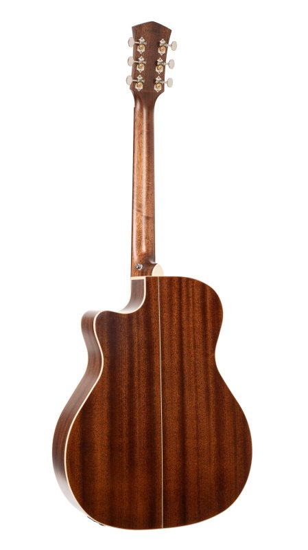Cort Guitars Cort GA4NSG Essence Series ES-GA4 Auditorium Acoustic Electric Guitar - Natural Semi Gloss