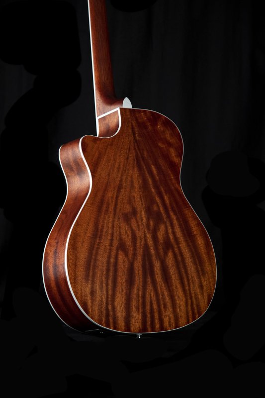 Cort Guitars Cort GAMEDXMOP Grand Regal Acoustic Electric Cutaway Guitar - Open Pore Mahogany