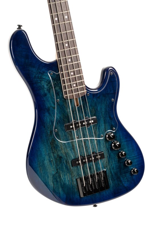 Cort Guitars Cort GBFUSION4BB GB Series Fusion Bass Guitar w/Gig-bag - Blue Burst