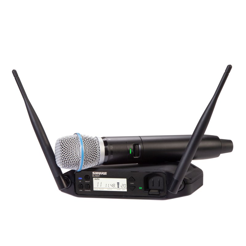 Shure GLXD24PLUS/B87A-Z3 Wireless Vocal System with BETA87A