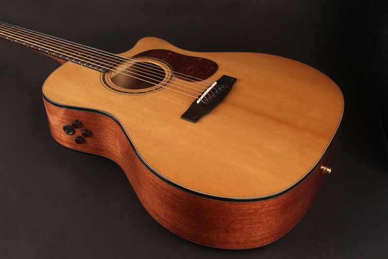 Cort Guitars Cort GOLDA6 Gold Series A6 Acoustic Electric Grand Auditorium Cutaway Guitar - Natural Glossy